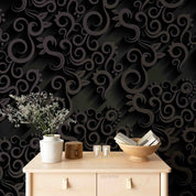 3D Abstract Black Artistic Pattern Wallpaper Wall Mural Wall Decor Wall Art Wall Sticker Remoable Wallpaper