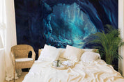 3D Abstract Blue Cave Painting Wall Mural Wallpaper GD 3192- Jess Art Decoration