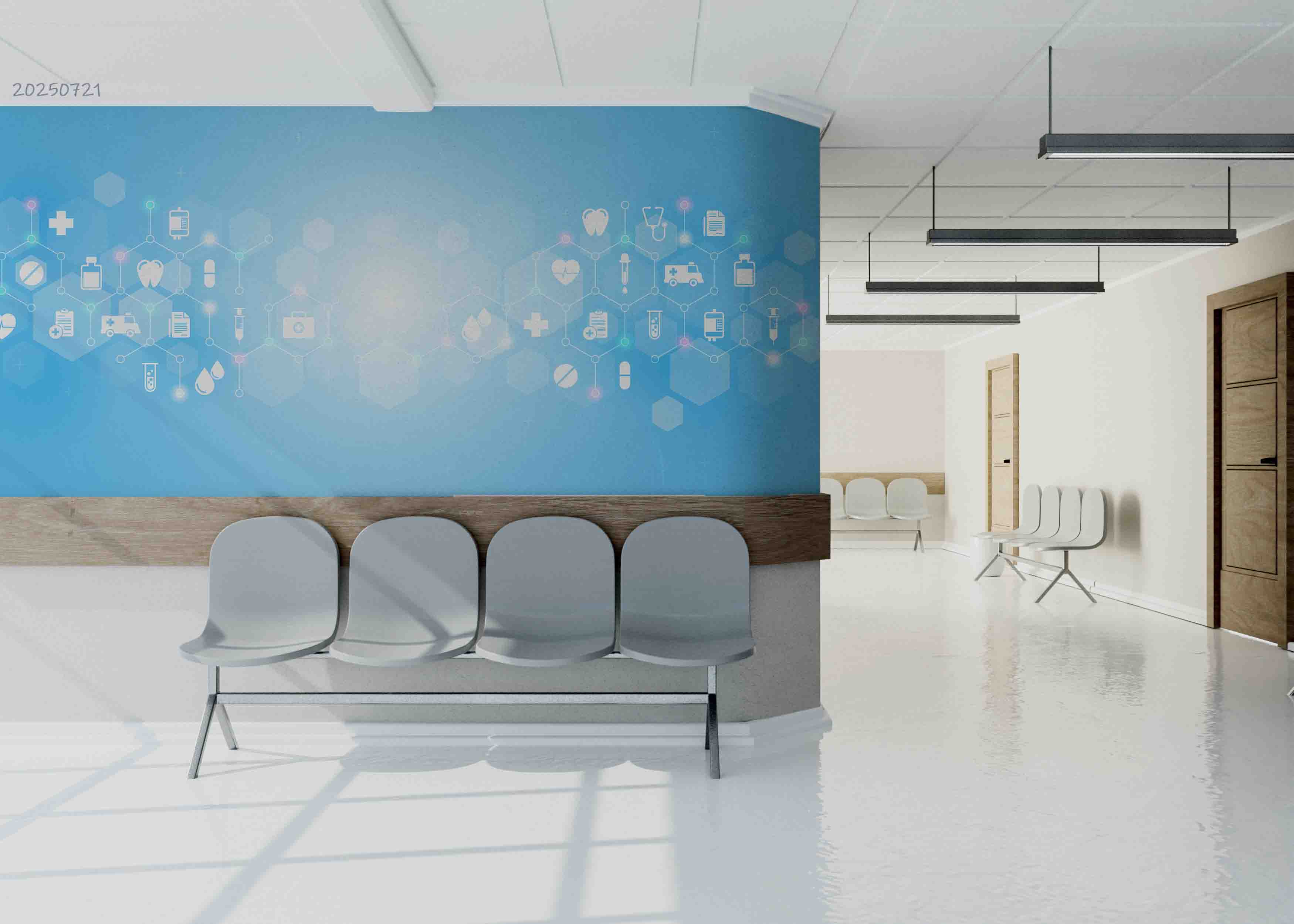 3D Clinic Hospital Rehabilitation Center Medical Healthcare Wall Mural Wallpaper 24