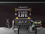 3D Letter Weightlifting Dumbbell Wall Mural Wallpaper YXL 2363