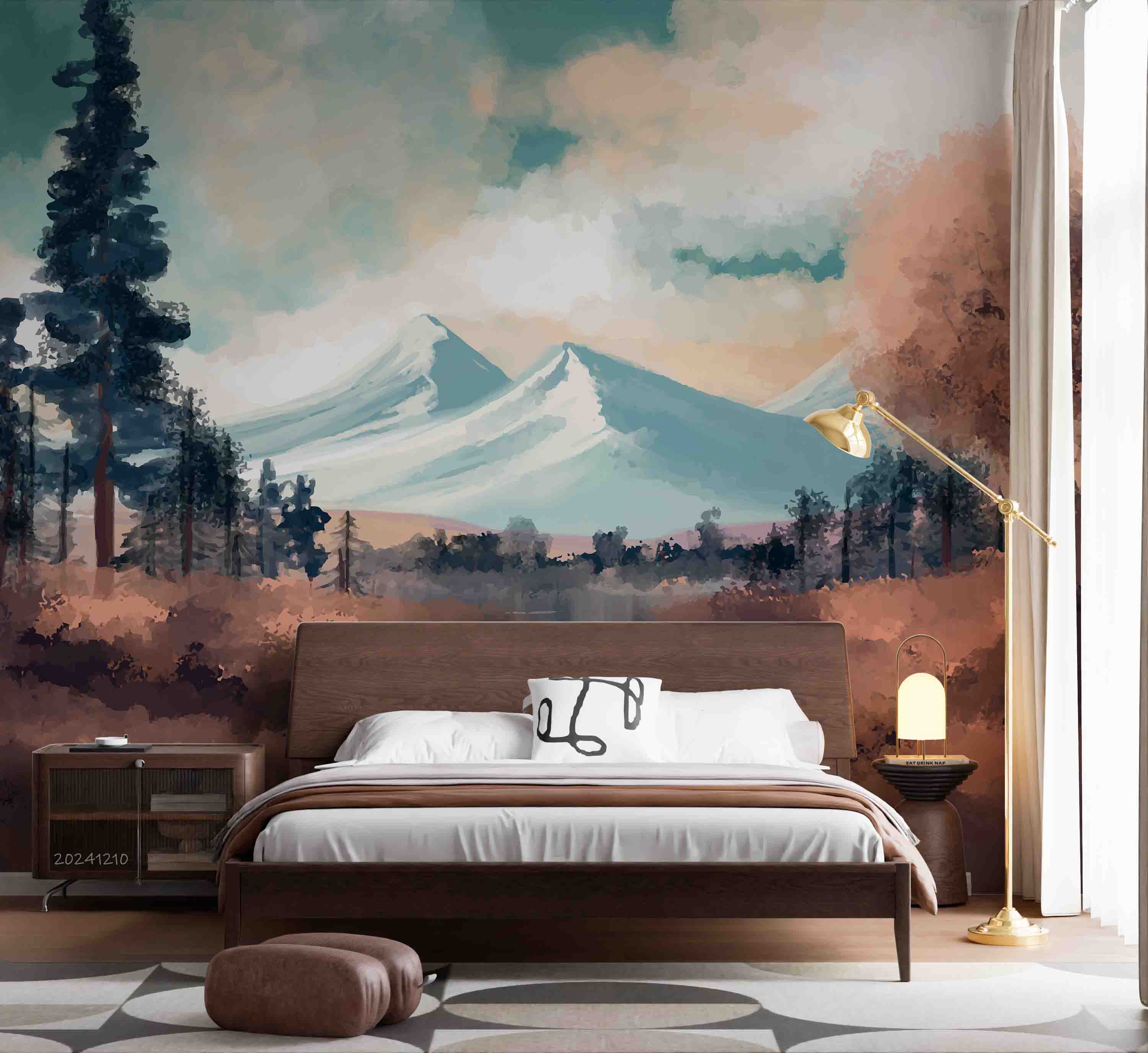 3D Hand Drawn Landscape Oil Painting Wallpaper Wall Mural Wall Decor Wall Art Wall Sticker Remoable Wallpaper 2