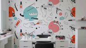 3D Salon Shop Beauty Salon Nail Salon Wall Mural Wallpaper 25
