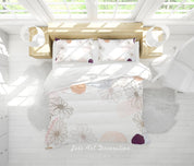 3D Floral Heronsbill Round Quilt Cover Set Bedding Set Duvet Cover Pillowcase 292