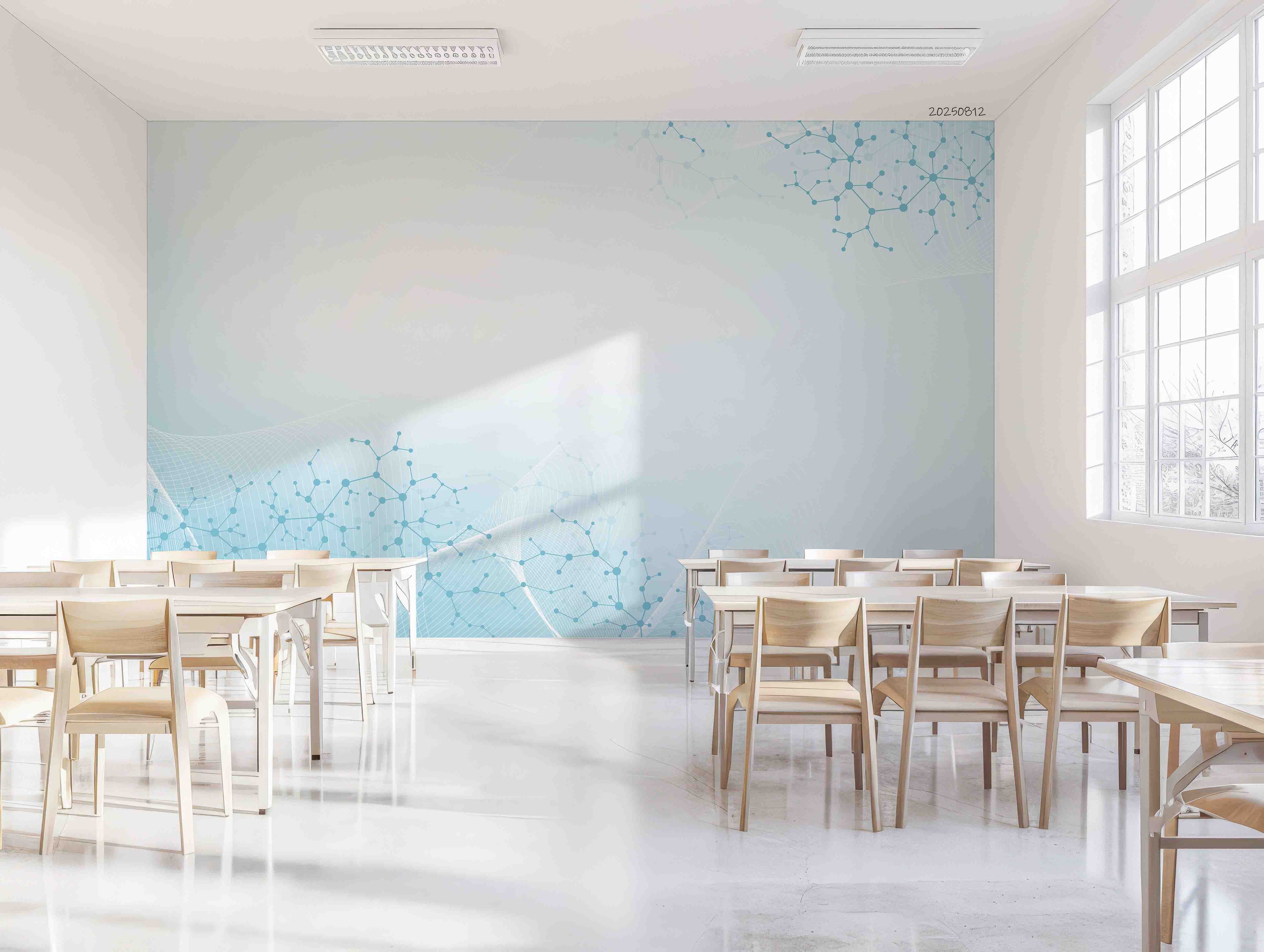 3D School STEM Science Lab Classroom Teaching Aid Technology Wall Mural Wallpaper 23