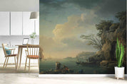 3D Oil Painting Mountain Sea Sailboat Scenery Wall Mural Wallpaper GD 2976- Jess Art Decoration