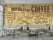 3D Coffee Varieties Beverage Type Art Wall Mural Wallpaper GD 5571- Jess Art Decoration
