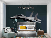 3D Military Fighter F16 Art Illustration Wall Mural Wallpaper GD 5376- Jess Art Decoration