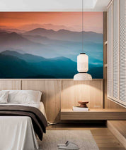 3D Hotel Inn Motel Hostel Resort Manor Scenery Mountains Wall Mural Wallpaper 19