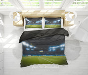 3D Rome Football Field Spectator Seats Lamplight Quilt Cover Set Bedding Set Duvet Cover Pillowcase 865