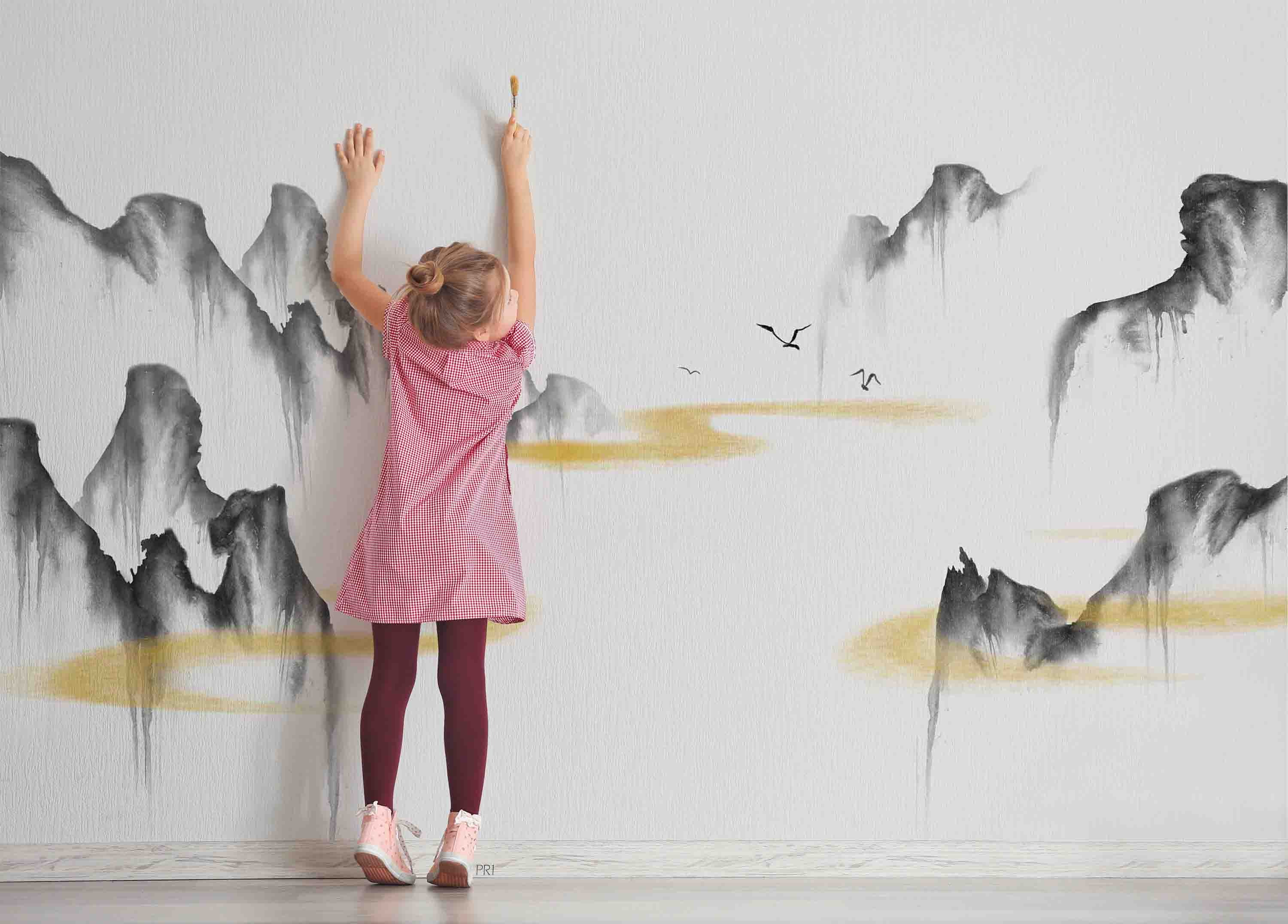 3D Chinese Landscape Painting Ink Painting Wall Mural Wallpaper GD 3632- Jess Art Decoration