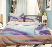 3D Ink And Wash Rectangle Ripple Quilt Cover Set Bedding Set Duvet Cover Pillowcase 36