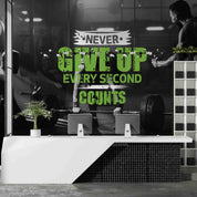 3D Fitness Person Weightlifting Wall Mural Wallpaper YXL 1730