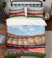 3D Stuttgart Football Field Spectator Seats Bluesky Cloud Quilt Cover Set Bedding Set Duvet Cover Pillowcase 759