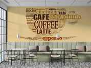 3D Coffee Shop Poster Wall Mural Wallpaper GD 5572- Jess Art Decoration