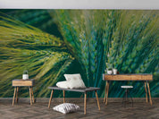 3D Green Wheat Ear Pattern Wallpaper Wall Mural Wall Decor Wall Art Wall Sticker Remoable Wallpaper