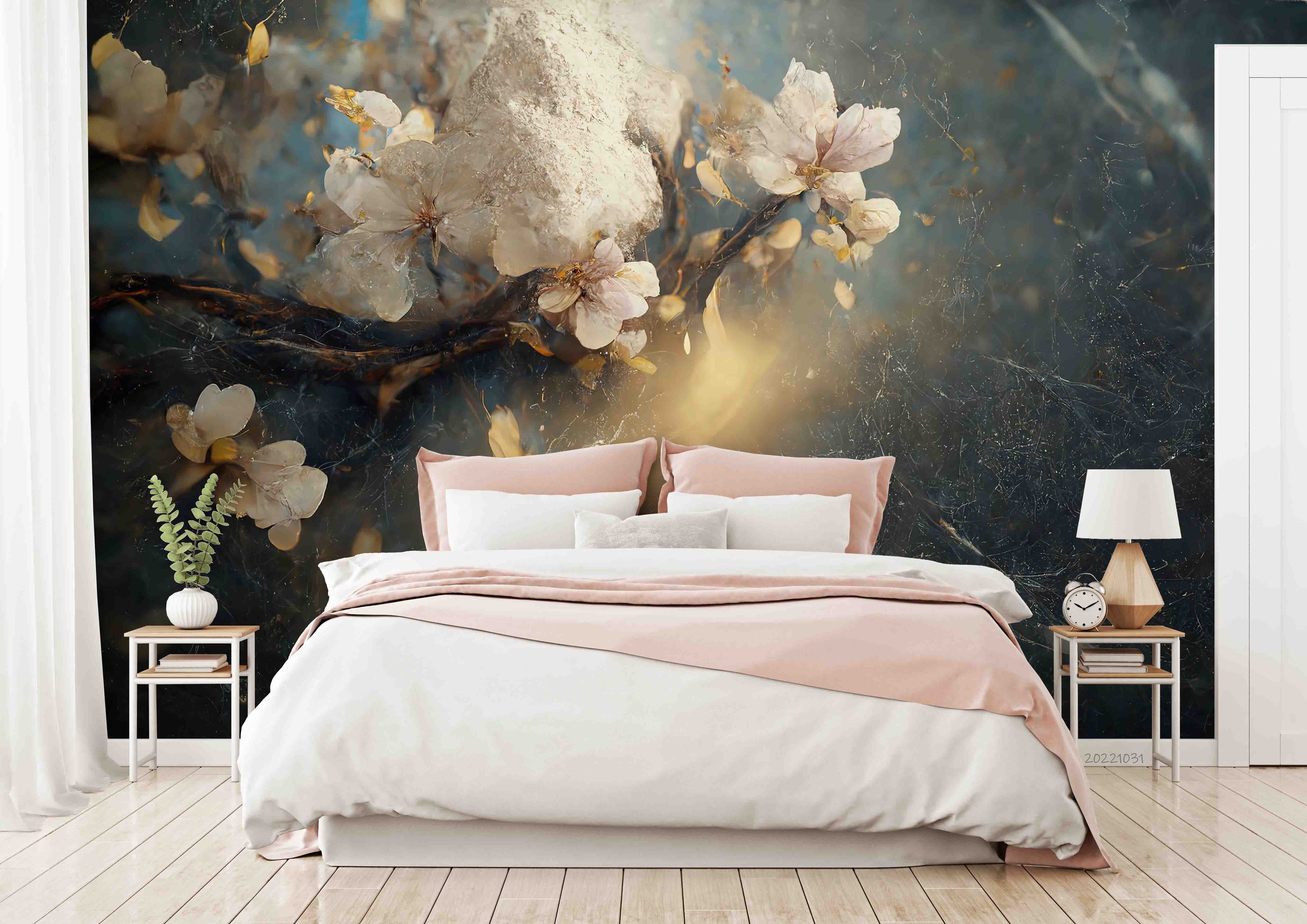 3D Tropical Jungle River Rocks Wall Mural Wallpaper GD 3028- Jess Art Decoration