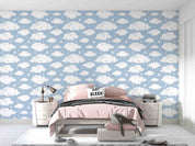 3D Cute Cloud Stars Kids Wall Mural Wallpaper GD 4665- Jess Art Decoration