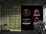 3D Gym Fitness Gymnasium Wall Mural Wallpaper 60