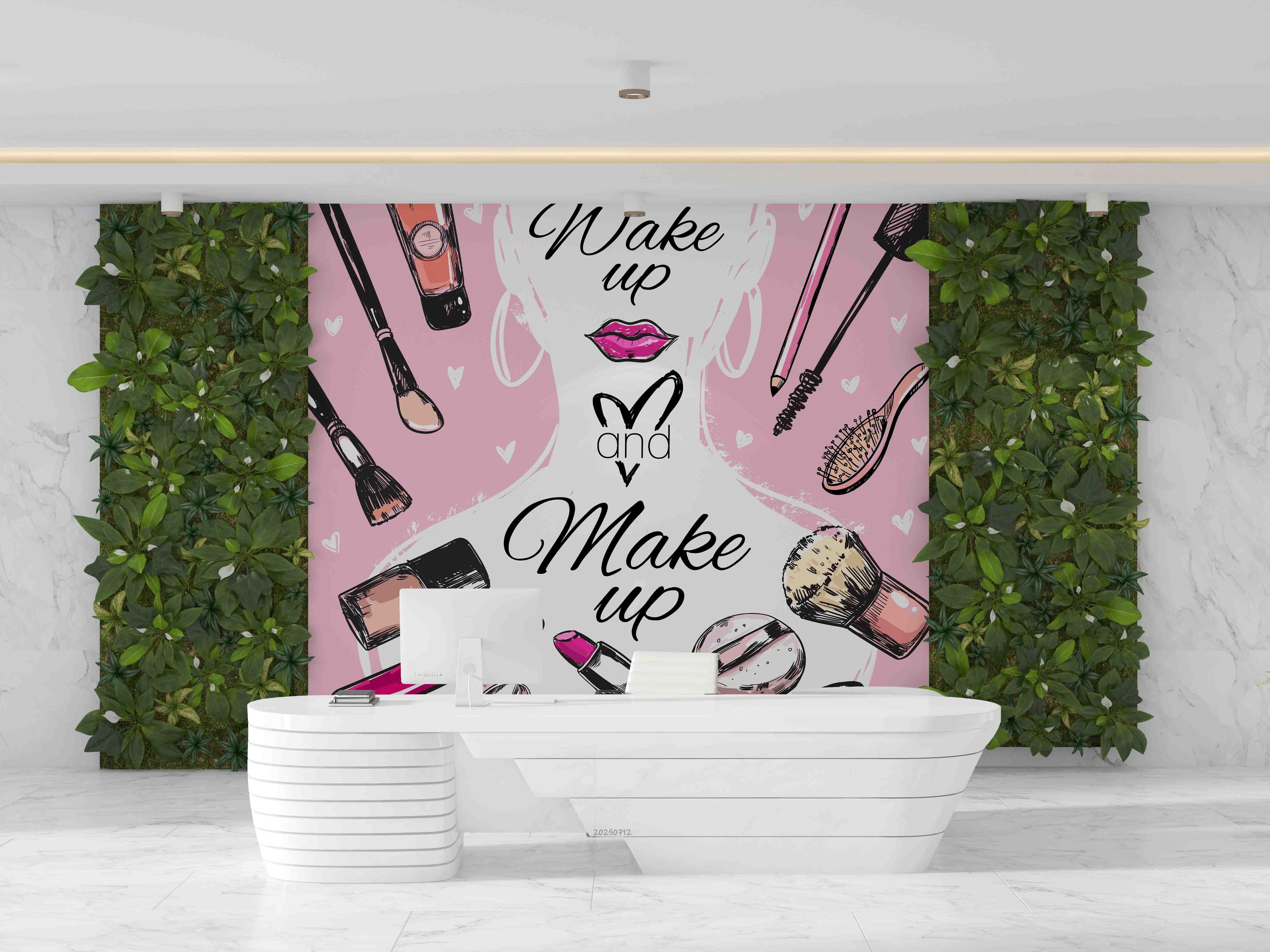 3D Salon Shop Beauty Salon Manicure Set Manicure Tools Wall Mural Wallpaper 28