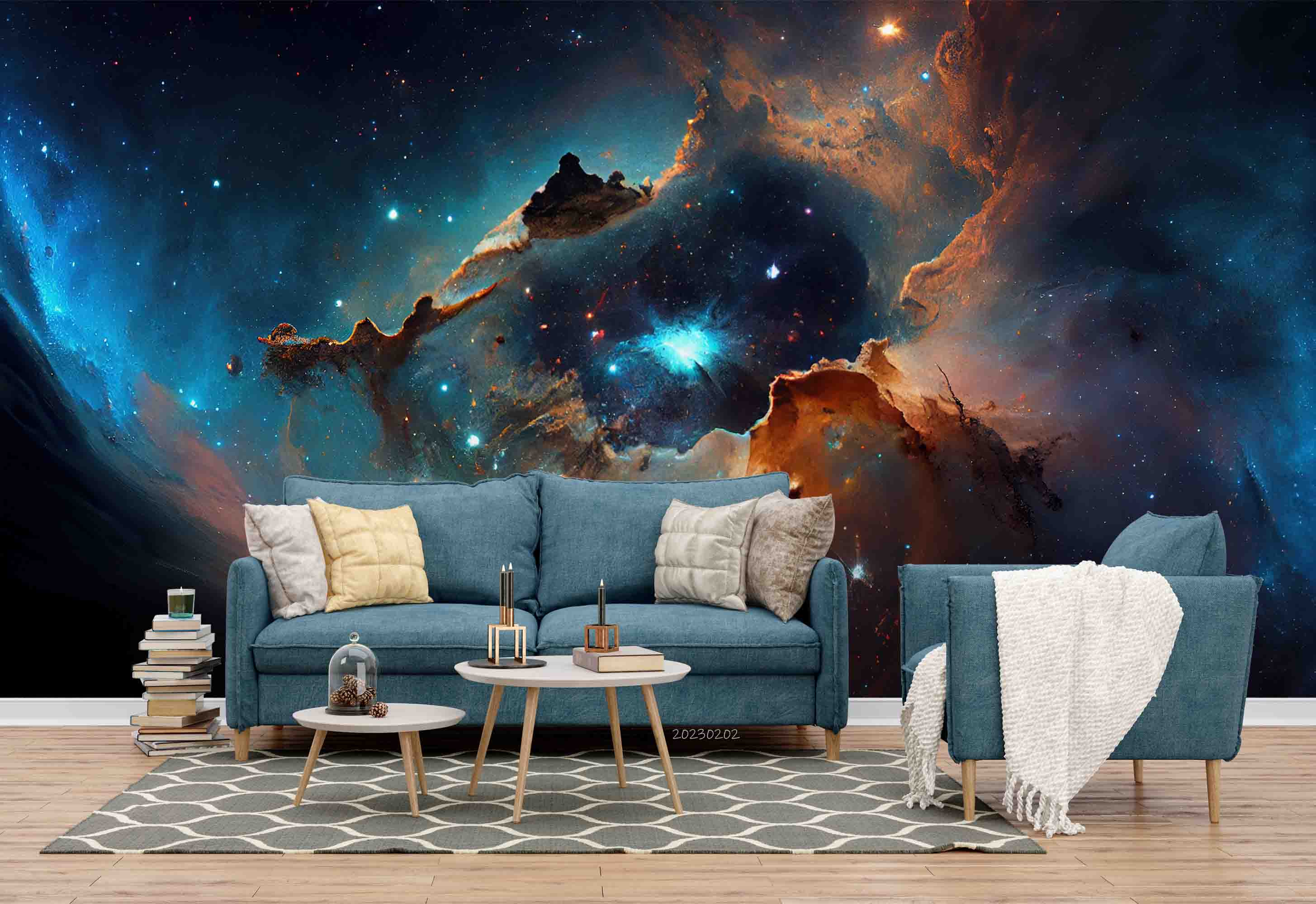 3D Abstract Universe Sunlight Star Wall Mural Wallpaper YXL 42- Jess Art Decoration