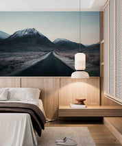 3D Hotel Inn Motel Hostel Resort Manor Landscape Mountains Wall Mural Wallpaper 3