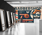 3D Barber Shop Hair Salon Haircut Specialist Shaving Wall Mural Wallpaper 12
