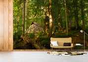 3D Nature Green Forest Sunlight Landscape Wallpaper Wall Mural Wall Decor Wall Art Wall Sticker Remoable Wallpaper LQH