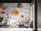 3D Empanadas Recipe Wall Mural Wallpaper GD 5275- Jess Art Decoration