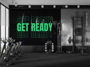 3D Gym Girl Boxing Letter Wall Mural Wallpaper YXL 1782