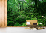 3D Green Forest Tree Scenery Wallpaper Wall Mural Wall Decor Wall Art Wall Sticker Remoable Wallpaper LQH