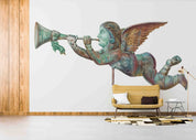 3D Hand Drawn Angel Sculpture Wallpaper Wall Mural Wall Decor Wall Art Wall Sticker Remoable Wallpaper LQH