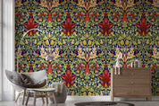 3D Vintage William Morris Pattern Wallpaper Wall Mural Wall Decor Wall Art Wall Sticker Remoable Wallpaper