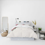 3D Floral Rose Leaf Quilt Cover Set Bedding Set Duvet Cover Pillowcase 260