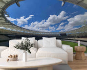 3D Architecture Stadium Sky Cloud Auditorium Wall Mural Wallpaper YXL 459
