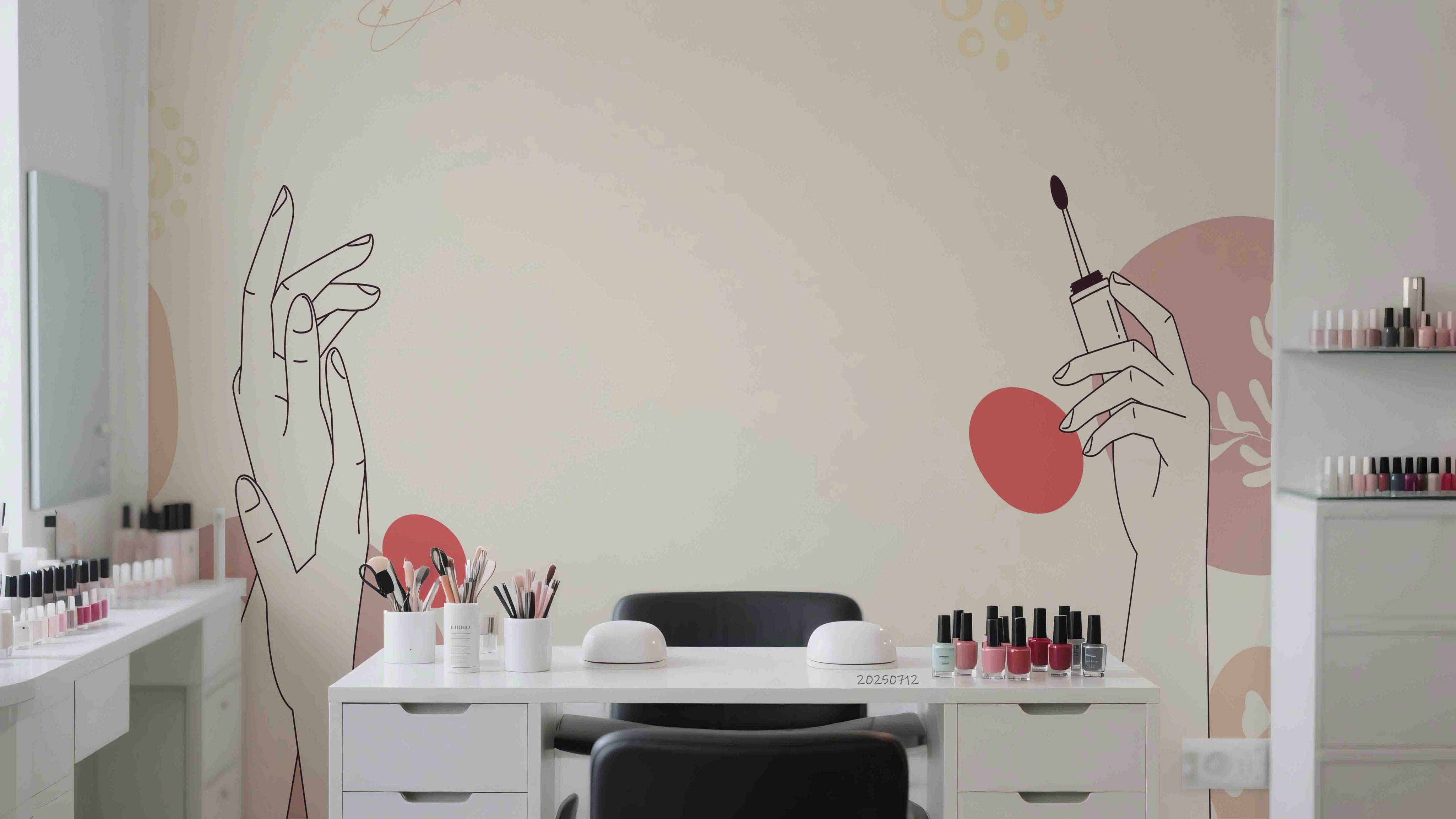 3D Salon Shop Beauty Salon Nail Salon Wall Mural Wallpaper 40