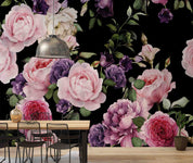 3D Vintage Colorful Floral Background Wall Mural Wallpaper GD 3620- Jess Art Decoration