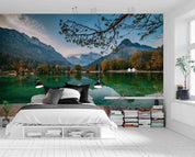 3D Jasna Lake Slovenia Wall Mural Wallpaper GD 5098- Jess Art Decoration