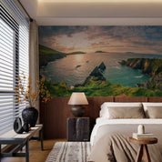 3D Hotel Inn Motel Hostel Resort Manor Scenery Sea Sunrise Wall Mural Wallpaper 30