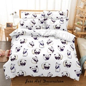 3D Animal Panda Quilt Cover Set Bedding Set Duvet Cover Pillowcase 480