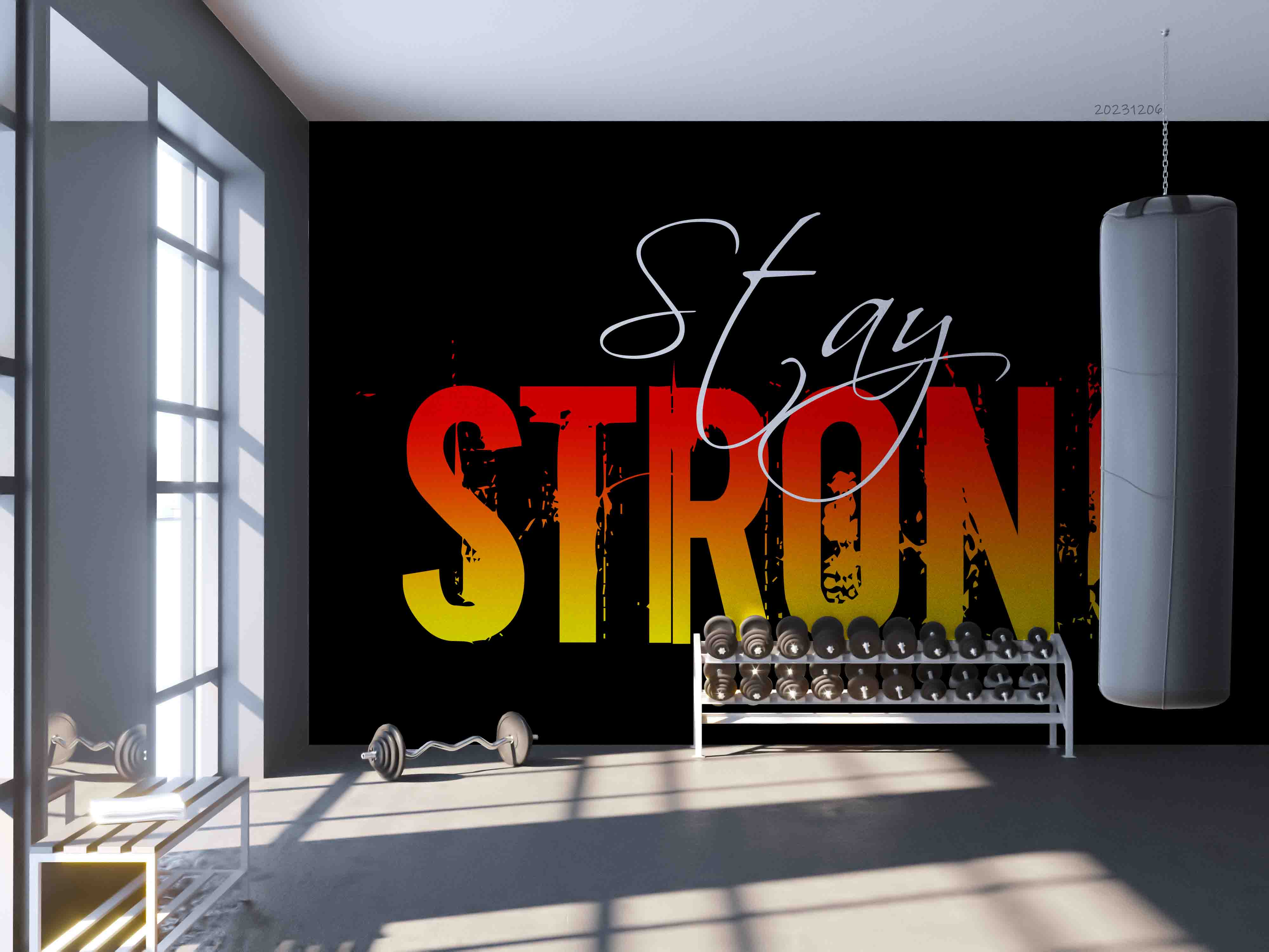 3D Graffiti Letter Black Wall Mural Wallpaper YXL 145