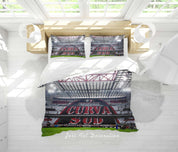 3D AC Associazione Calcio Milan Lamplight Spectator Seats Quilt Cover Set Bedding Set Duvet Cover Pillowcase 858