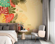3D Tropical Color Leaf Background Wallpaper Wall Mural Wall Decor Wall Art Wall Sticker Remoable Wallpaper 28