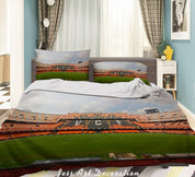 3D Valencia Football Field Spectator Seats Sky Quilt Cover Set Bedding Set Duvet Cover Pillowcase 848