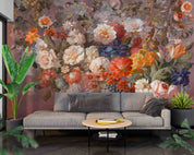 3D Colorful Floral Background Wall Mural Wallpaper GD 4727- Jess Art Decoration