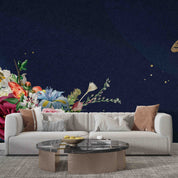 3D Floral Leaf Rose Butterfly Wall Mural Wallpaper YXL 3135