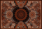 3D Mechanical Mandala Gear Pipe Steampunk Wallpaper Wall Mural Wall Decor Wall Art Wall Sticker Remoable Wallpaper