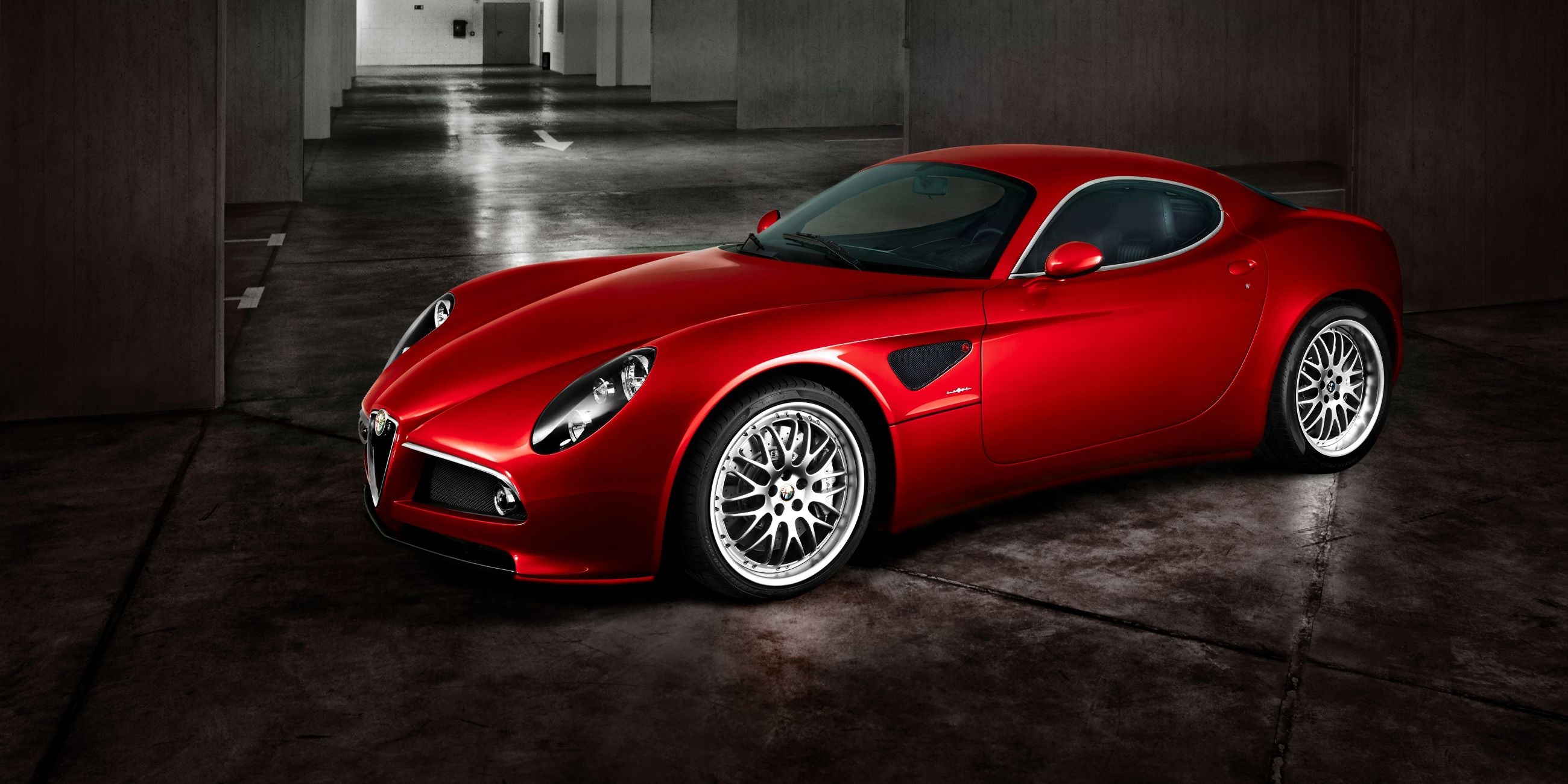 3D Red Sports Car Wallpaper Wall Mural Wall Decor Wall Art Wall Sticker Remoable Wallpaper