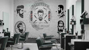 3D Barber Shop Hair Salon Haircut Specialist Wall Mural Wallpaper 2