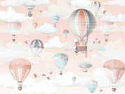 3D Play Centre Amusement Park Funfair Carnie Cartoon Air Balloon Wall Mural Wallpaper 22