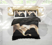 3D Graffiti Float Ripple Quilt Cover Set Bedding Set Duvet Cover Pillowcase 574